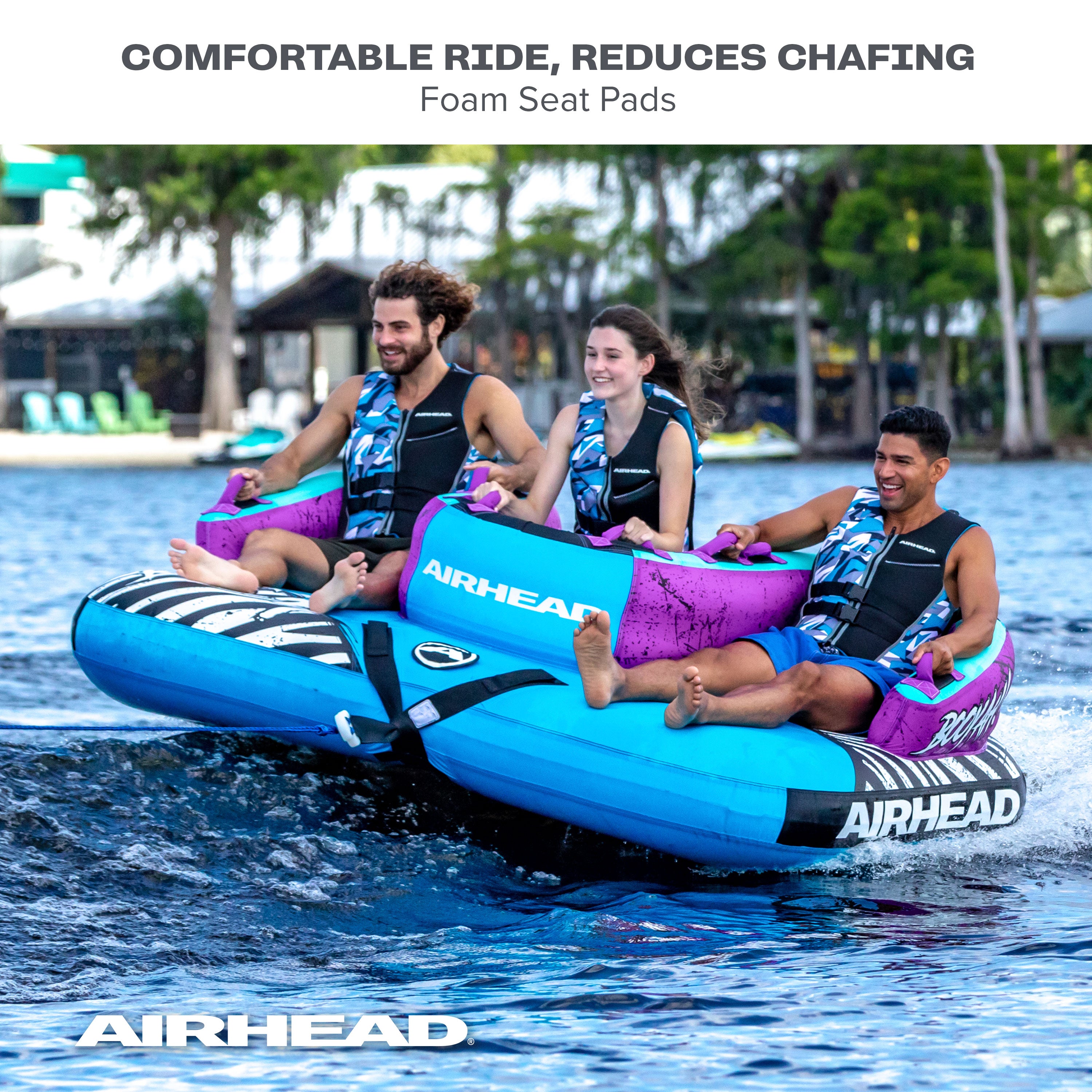 AIRHEAD Towable Tubes Booyah! 3 tubo trainabile 3 persone
