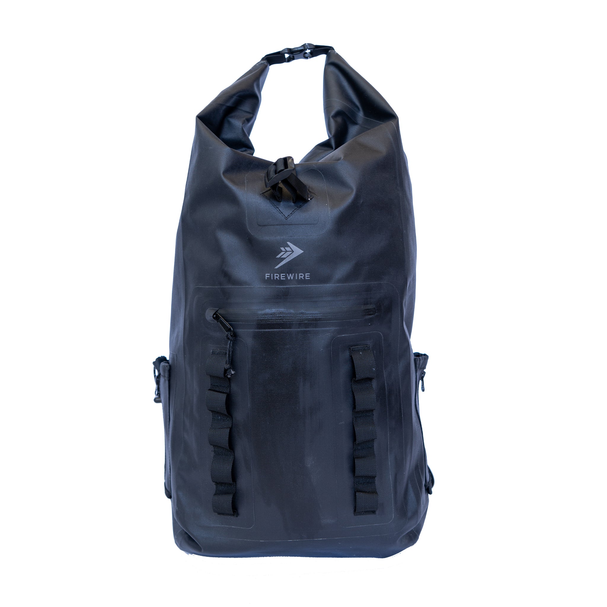 Firewire Accessories All Day Roll Top Bag zaino nero impermeabile