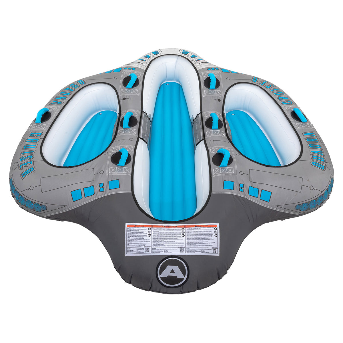AIRHEAD Towable Tubes Quadra Cruiser tubo trainabile 4 posti comfort