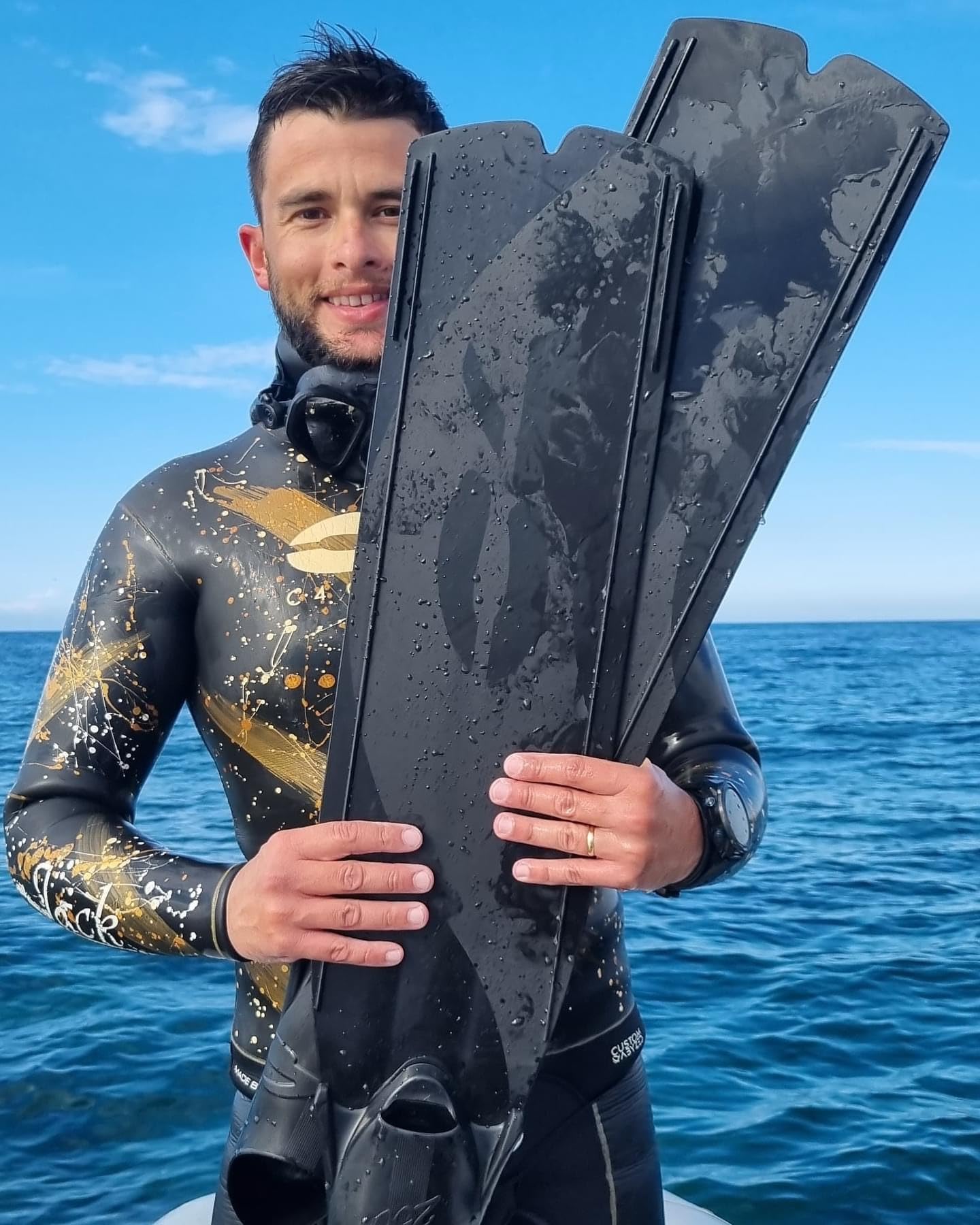 C4 Fins PREDATOR pinne 42/43 a pala morbida