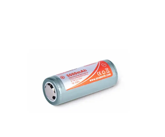 OrcaTorch Batteries & Chargers 26650 batteria 5000 mAh ricaricabile