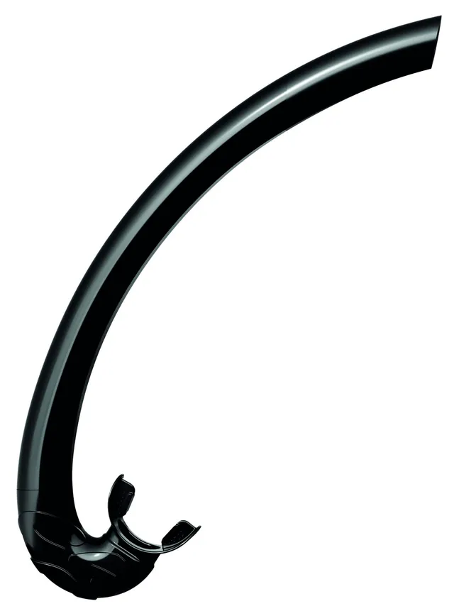 C4 Mistral Soft snorkel nero per apnea e pesca subacquea