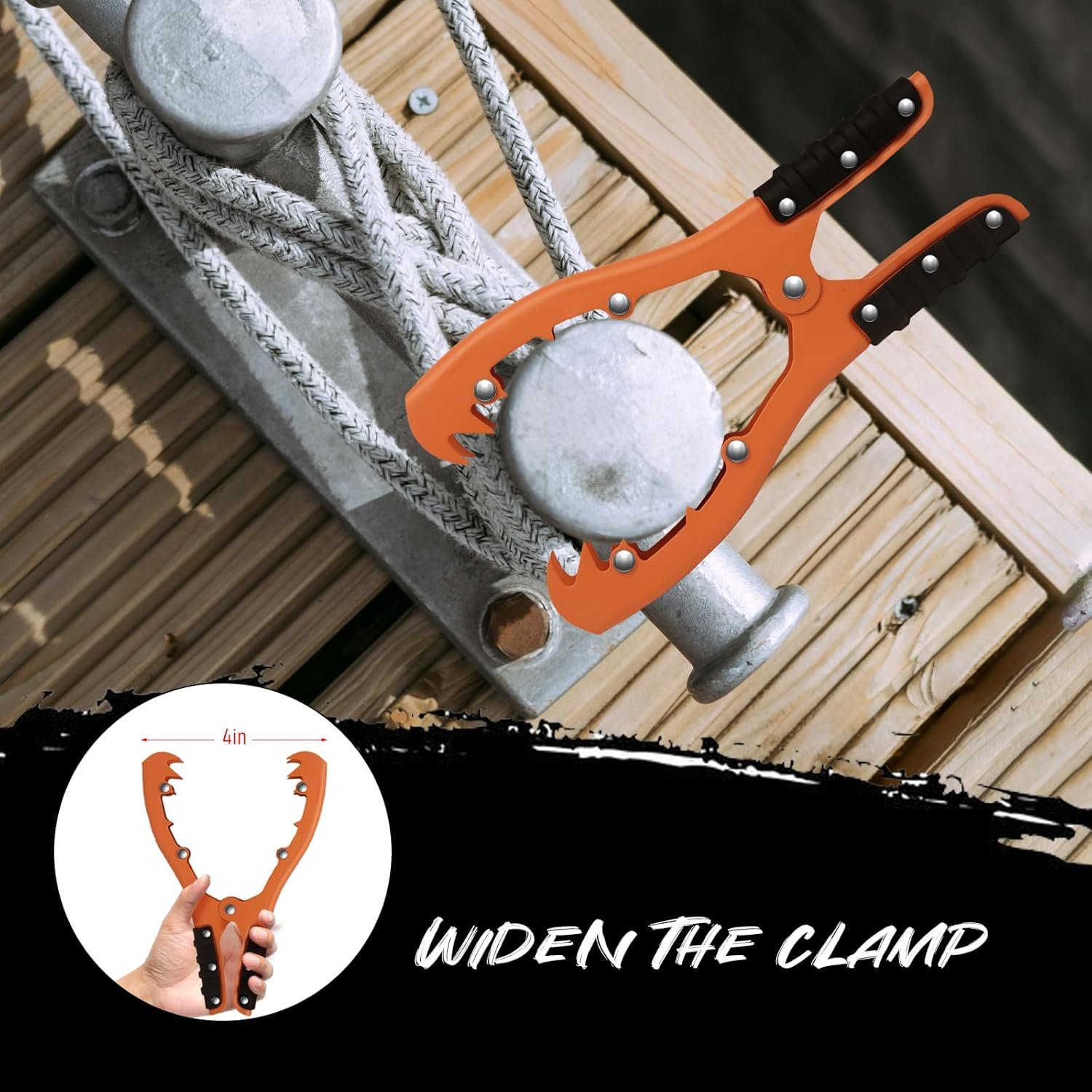 NEW-Vi Kayak Anchor Grip pinza per ancora con cordino