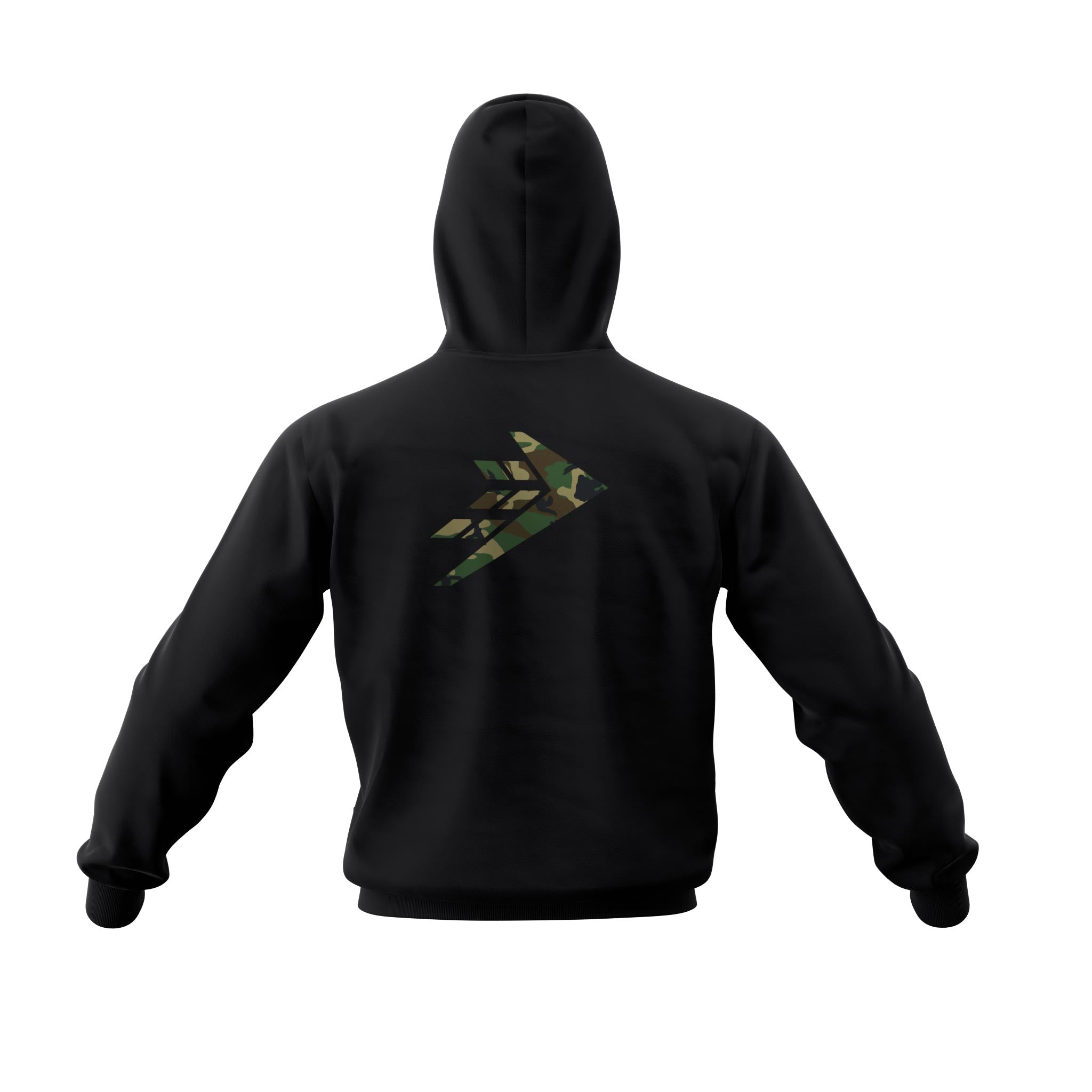 Firewire Clothing Icon Fleece Hoodie felpa nera con zip