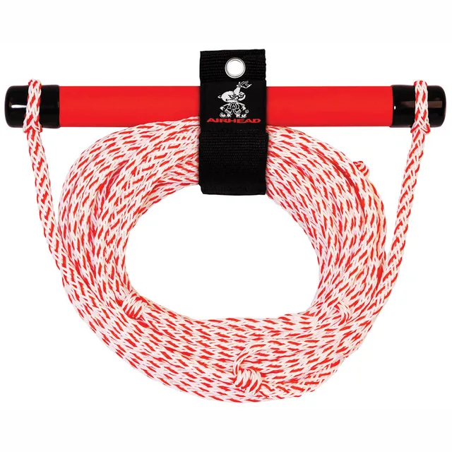 AIRHEAD Water Ski Ropes EVA Grip Handle corda sci nautico 75 ft rossa