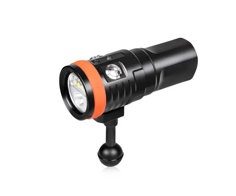 OrcaTorch U/W Photography D900V torcia video subacquea 2200 lumen