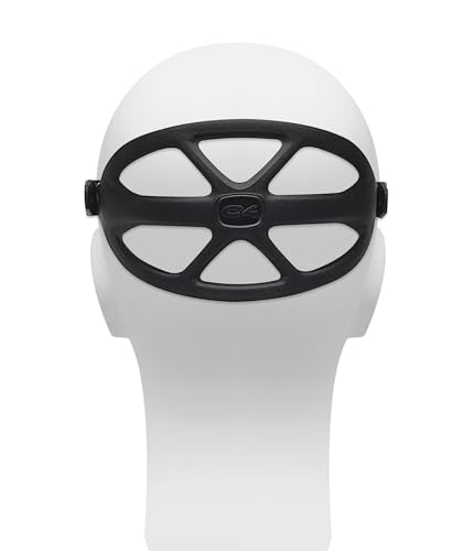 C4 Masks and Snorkels Falcon maschera nera antifog per apnea