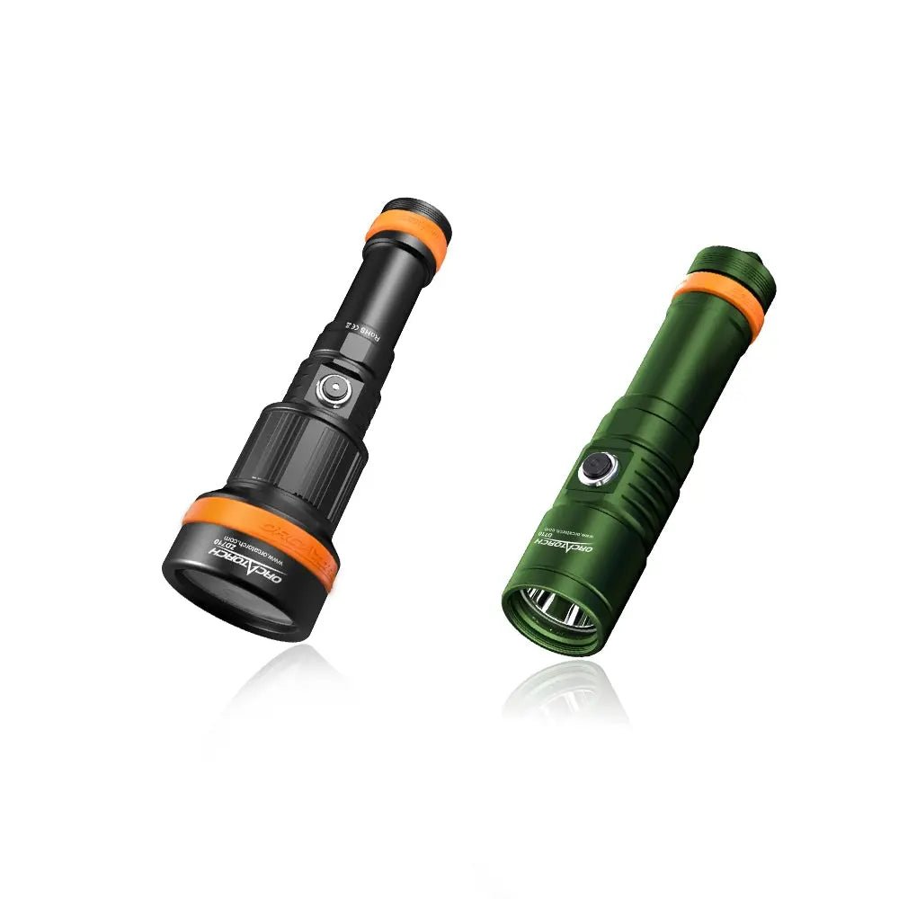 OrcaTorch Recreational Diving ZD710 MK2 bundle torcia subacquea
