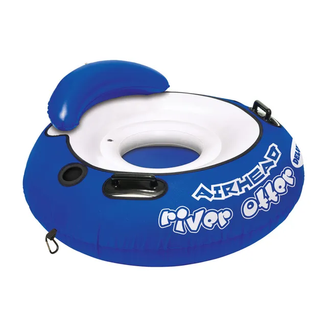 AIRHEAD Lake & River Floats Deluxe River Otter ciambella gonfiabile con schienale