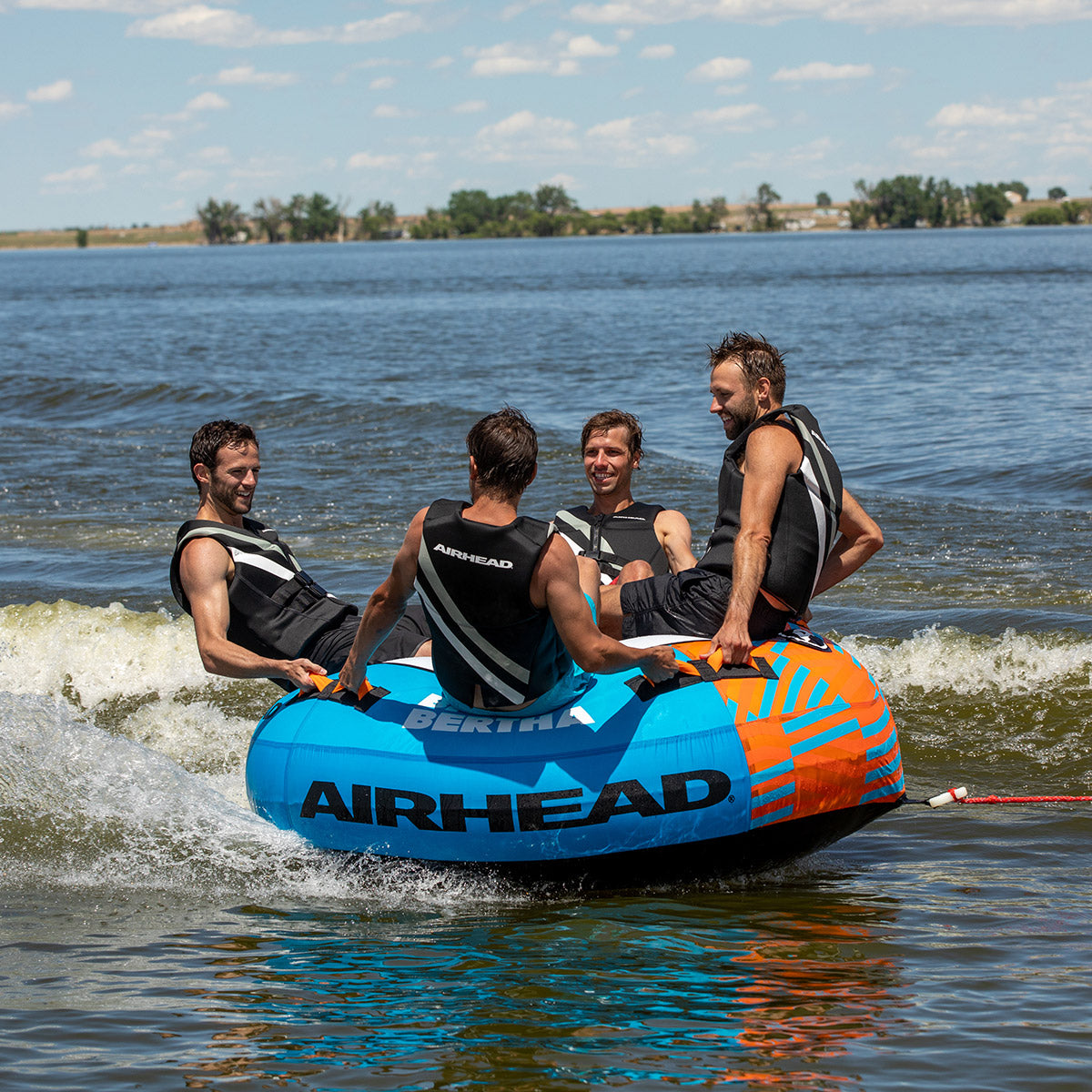 AIRHEAD Towable Tubes Big Bertha ciambella trainabile 4 persone