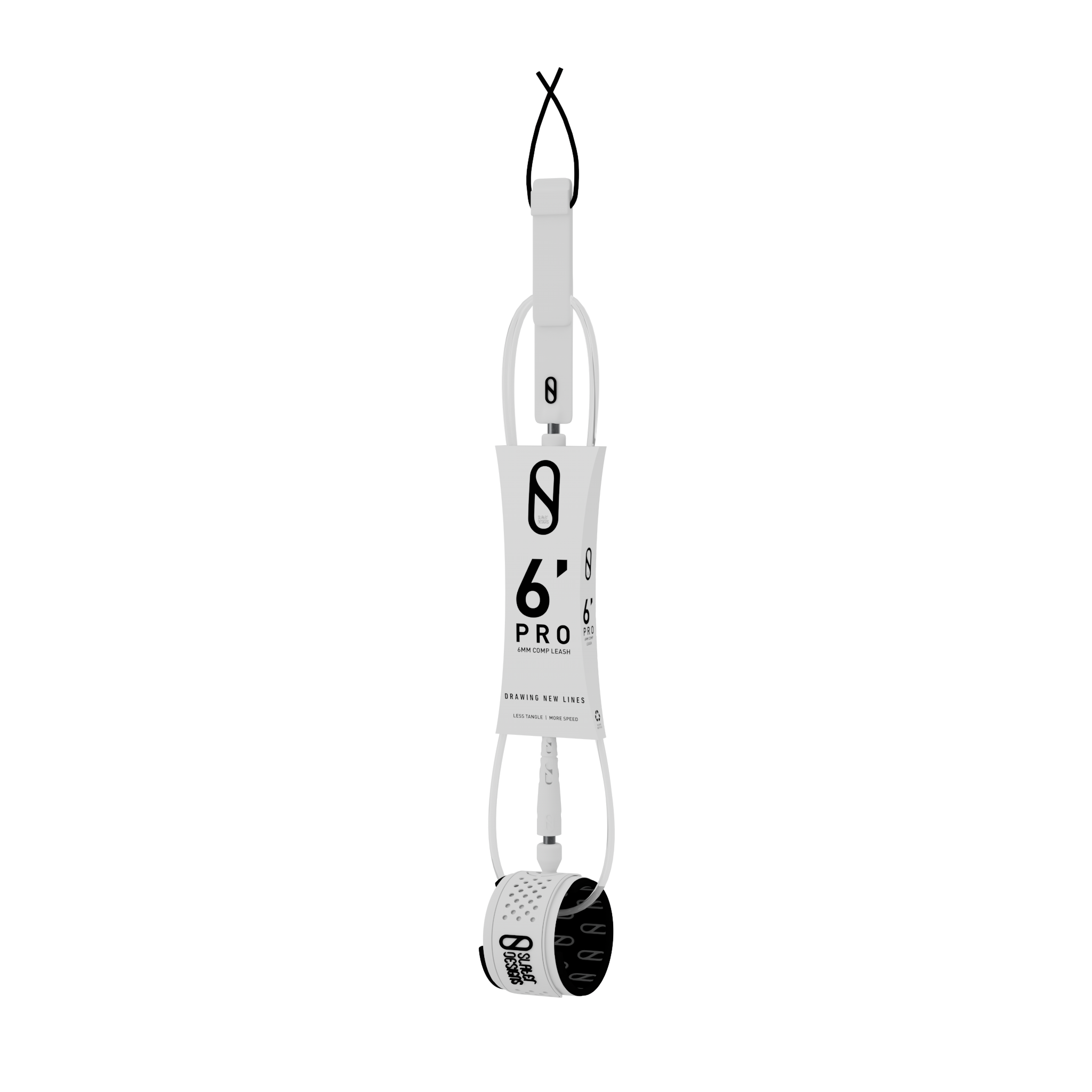 Firewire Accessories Slater Designs 6mm Comp leash 6'0" trasparente