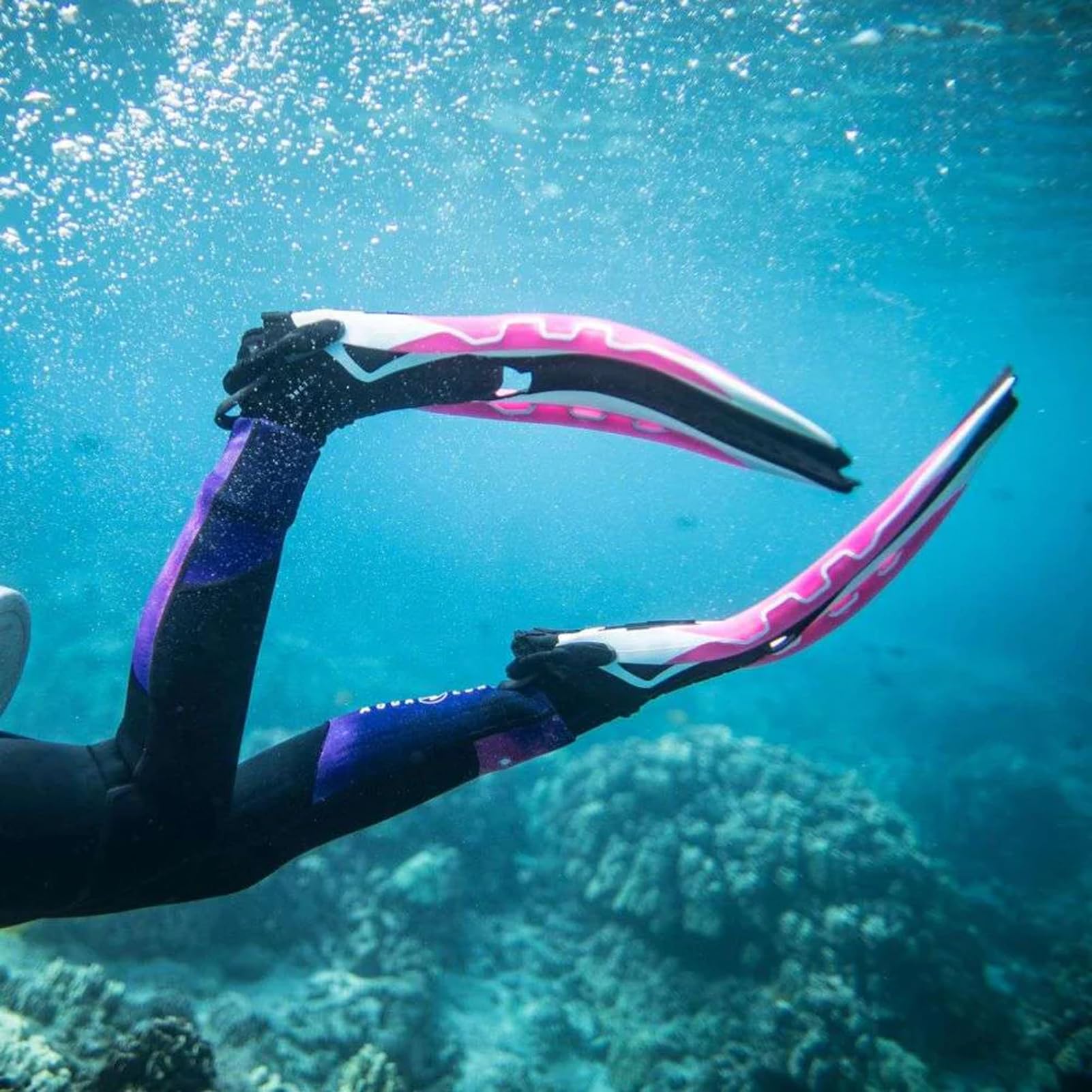 Aqualung Pinne da immersione PHAZER pinne sub bianco e rosa