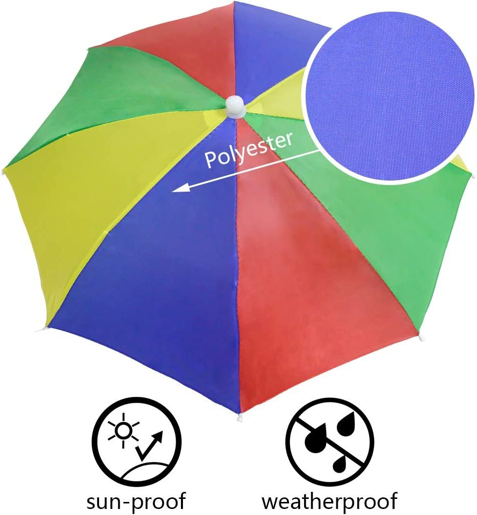 NEW-Vi Umbrella Hat cappello ombrello anguria 2 pezzi regolabile