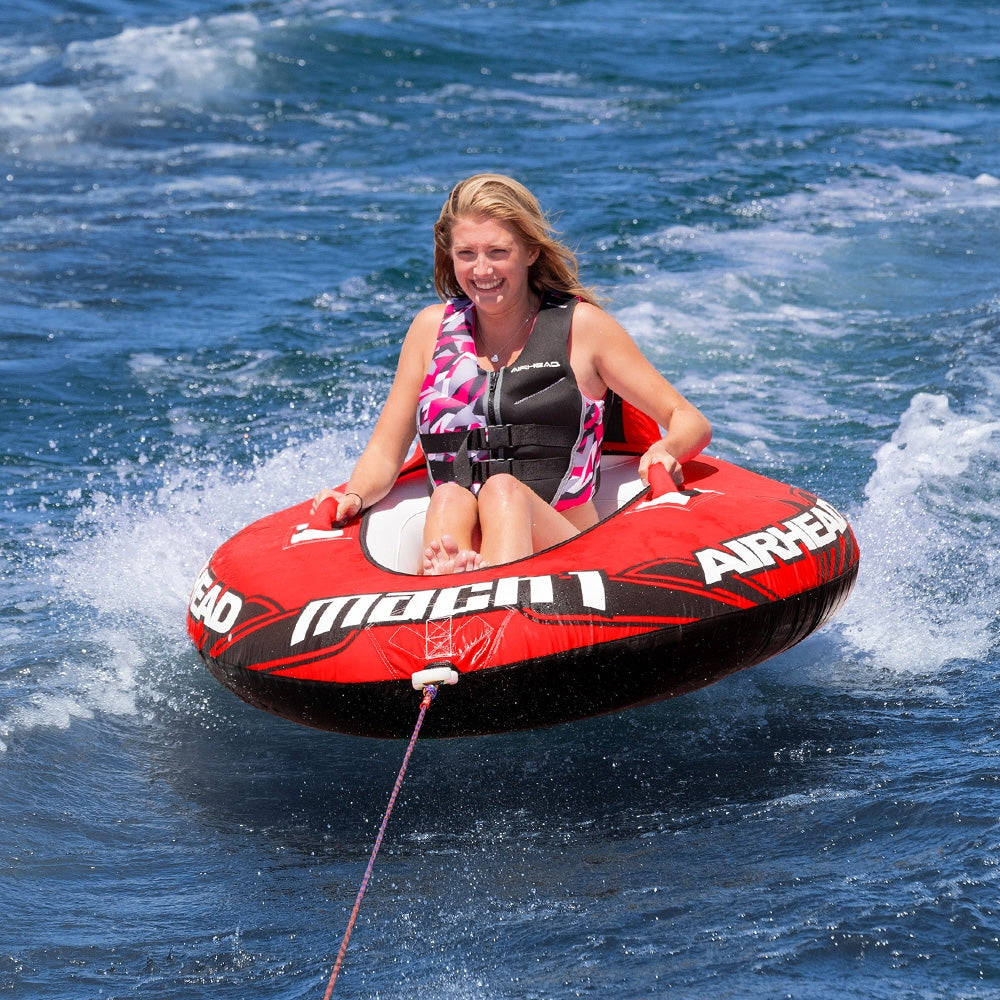 AIRHEAD Towable Tubes Mach 1 gonfiabile trainabile 1 posto con seduta