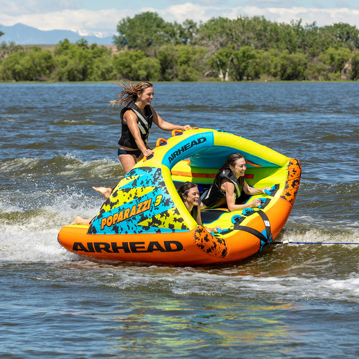AIRHEAD Towable Tubes Poparazzi 3 ciambella trainabile 3 persone