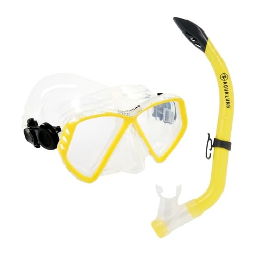 Aqualung Combos da snorkeling Cub Combo SN maschera e snorkel blu trasparente