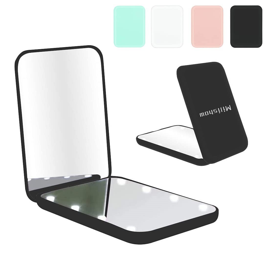 NEW-Vi Beauty Mirror Milishow specchio ingranditore nero