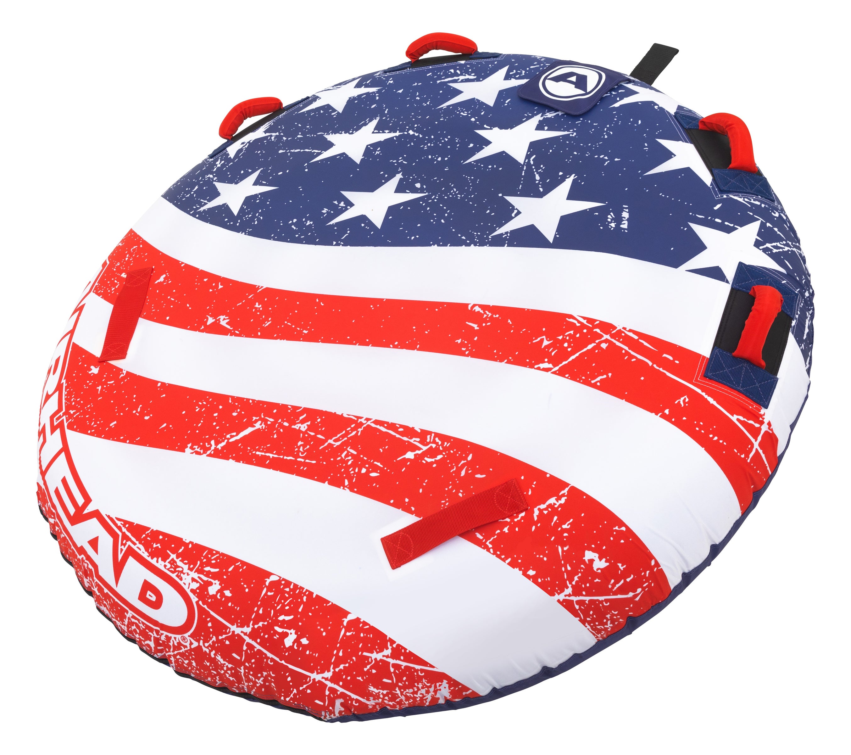 AIRHEAD Towable Tubes Stars & Stripes Kit ciambella trainabile 1 posto con pompa e corda