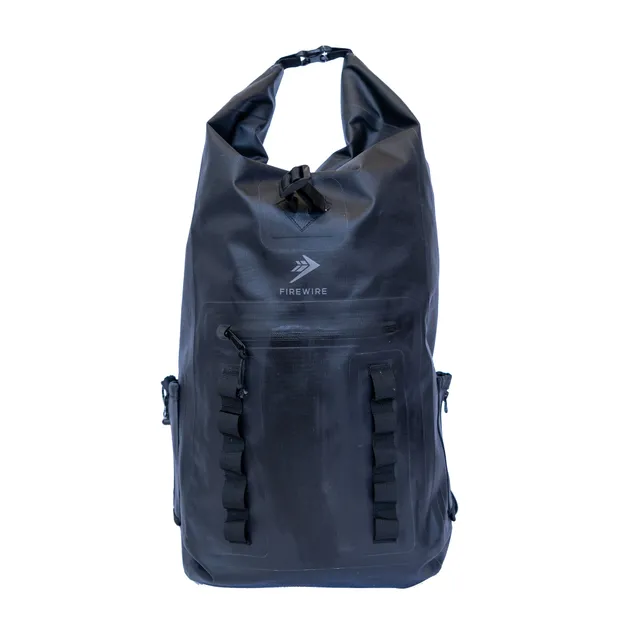 Firewire Accessories All Day Roll Top Bag zaino nero impermeabile