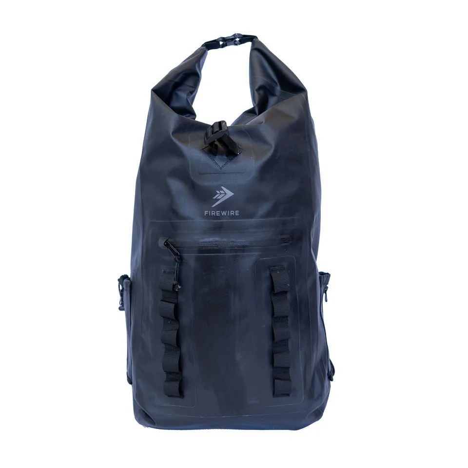 Firewire Accessories All Day Roll Top Bag zaino nero impermeabile