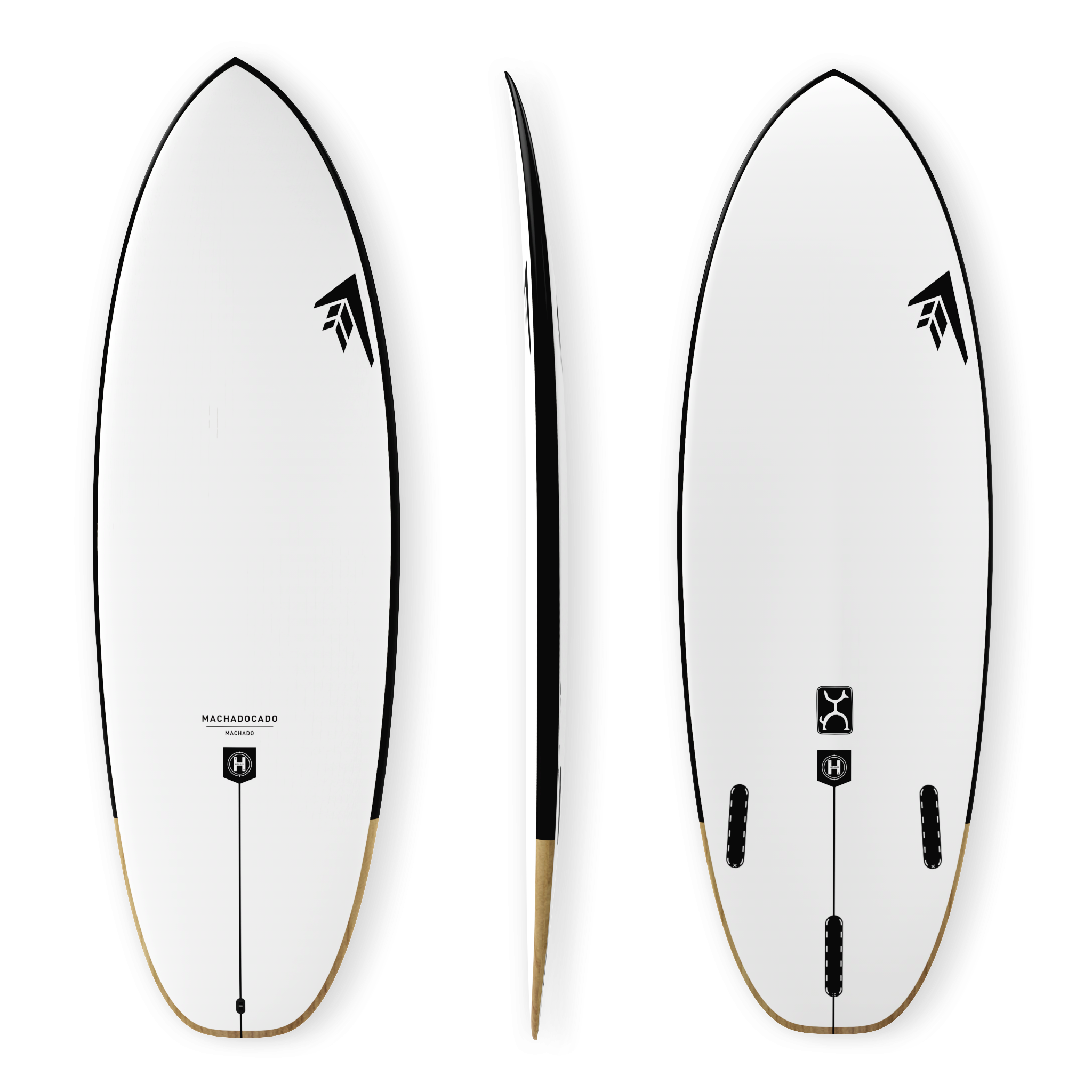 Firewire Rob Machado Machadocado tavola da surf nera Helium
