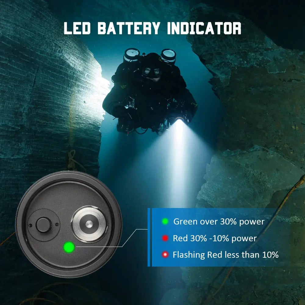 OrcaTorch Technical Diving D920 torcia subacquea 5000 lumen EU