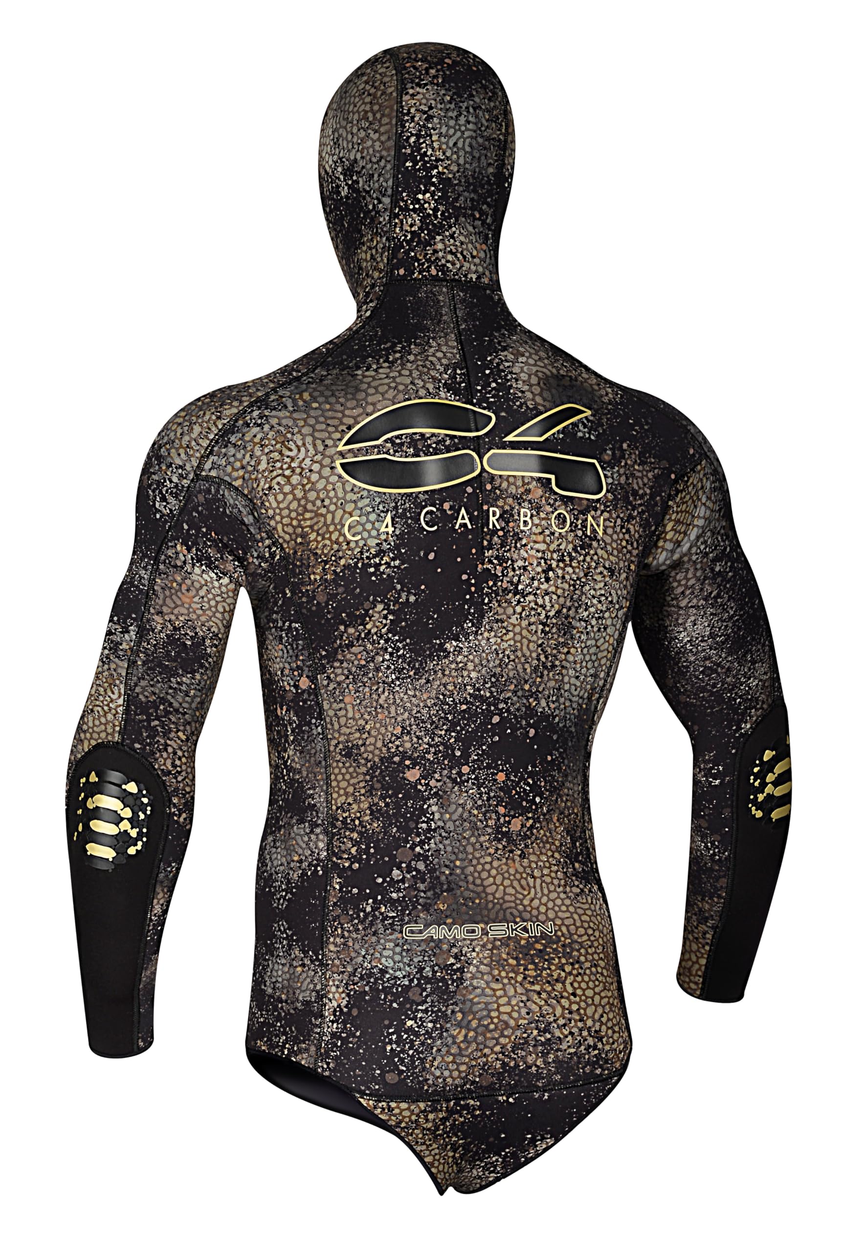 C4 Wetsuits CAMO SKIN muta mimetica 5 mm giacca