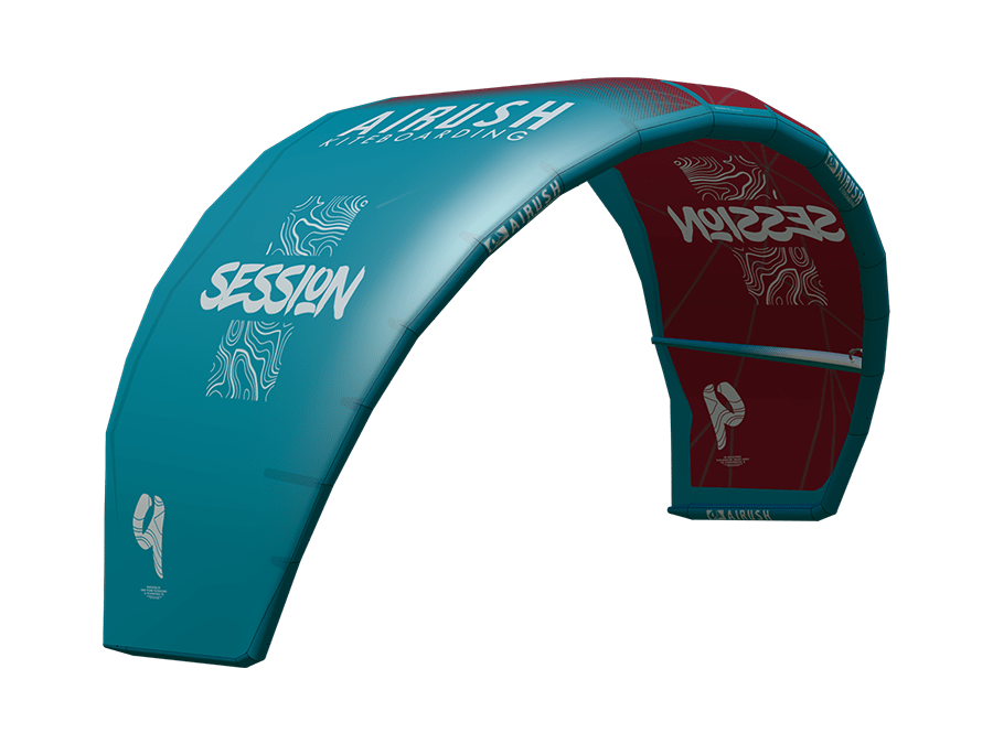Airush Kites Session kite 6 m teal e rosa