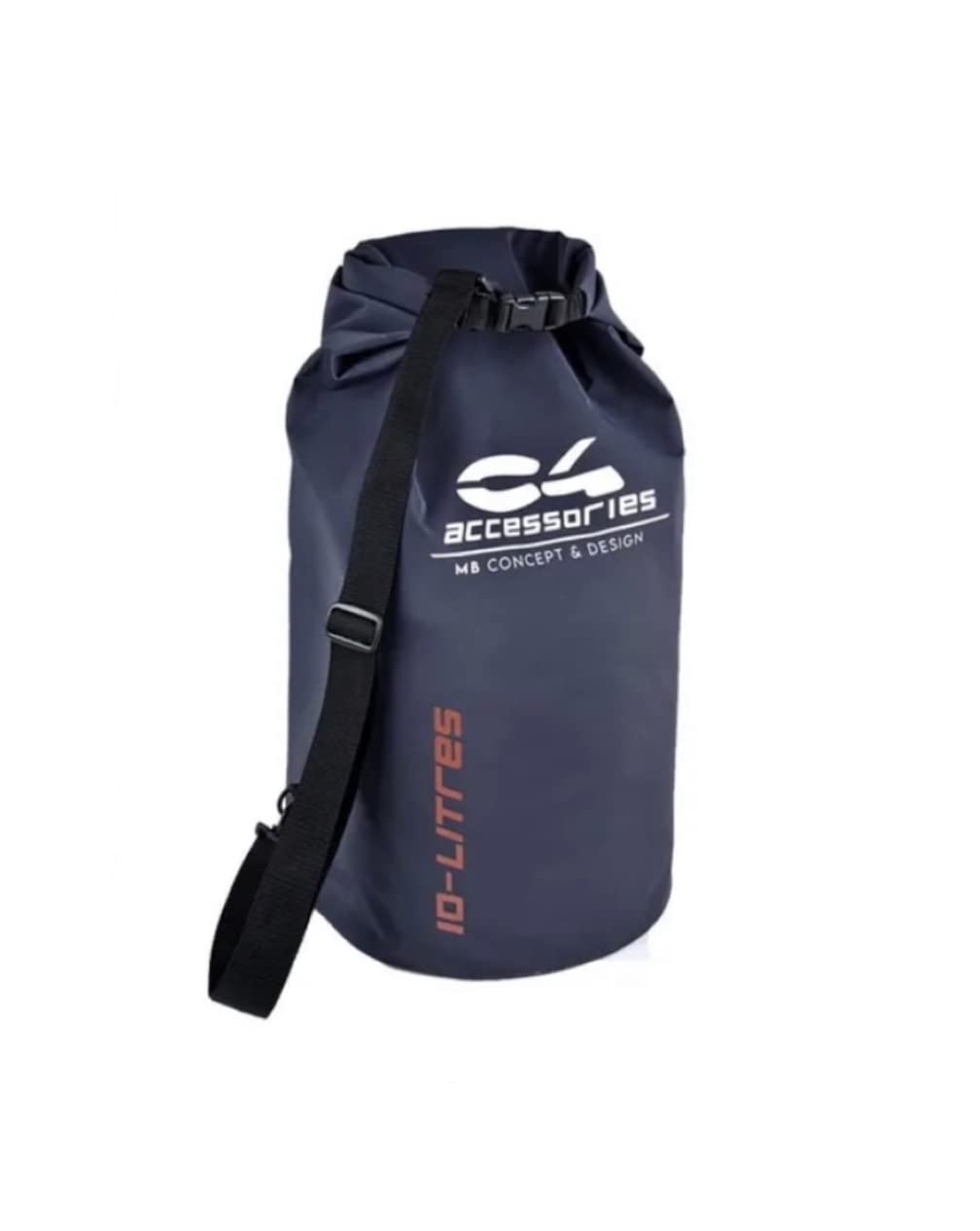 C4 Bags sacca stagna 10 L grigio scuro impermeabile