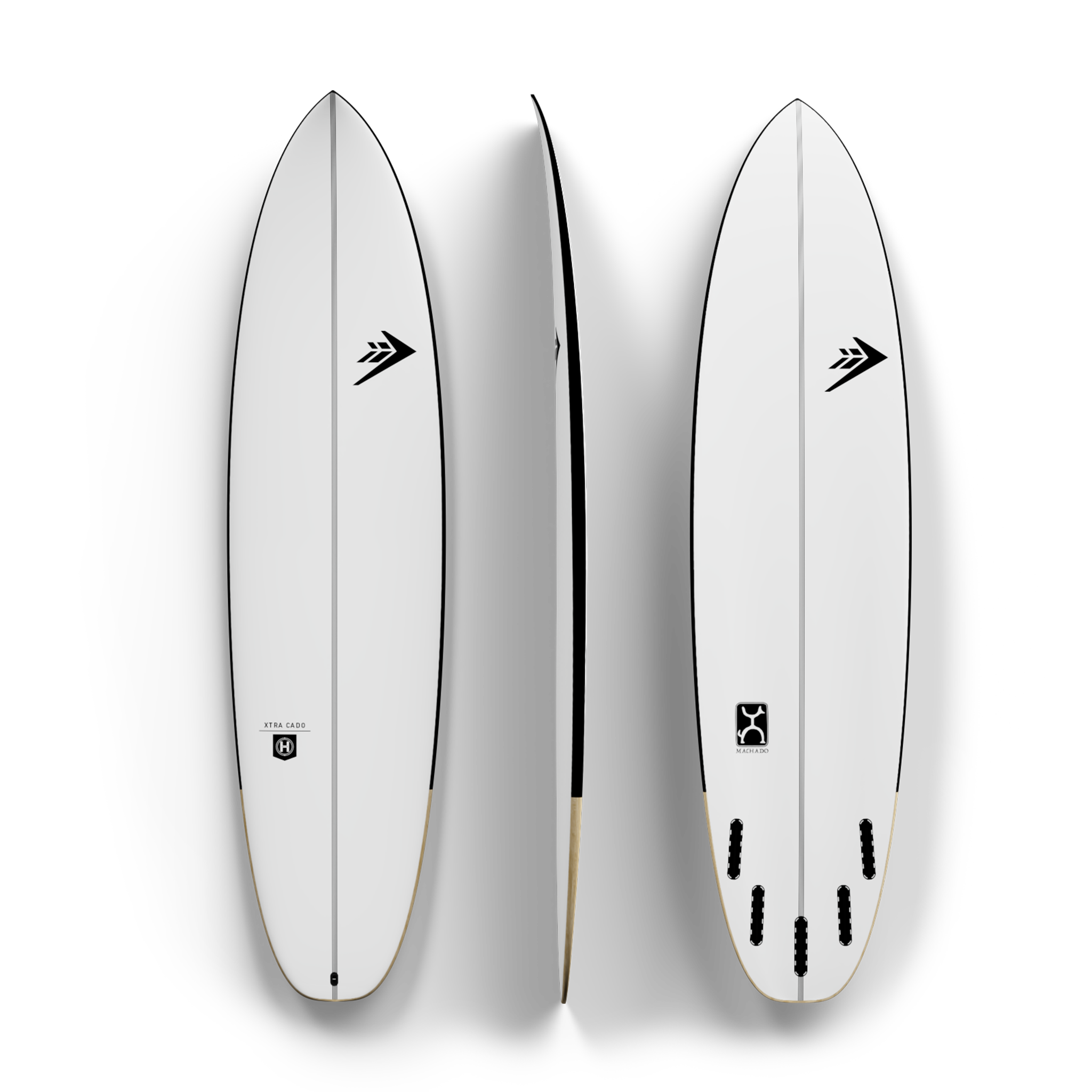 Firewire Rob Machado Xtra Cado tavola midlength Helium 6'6" 38,7 L