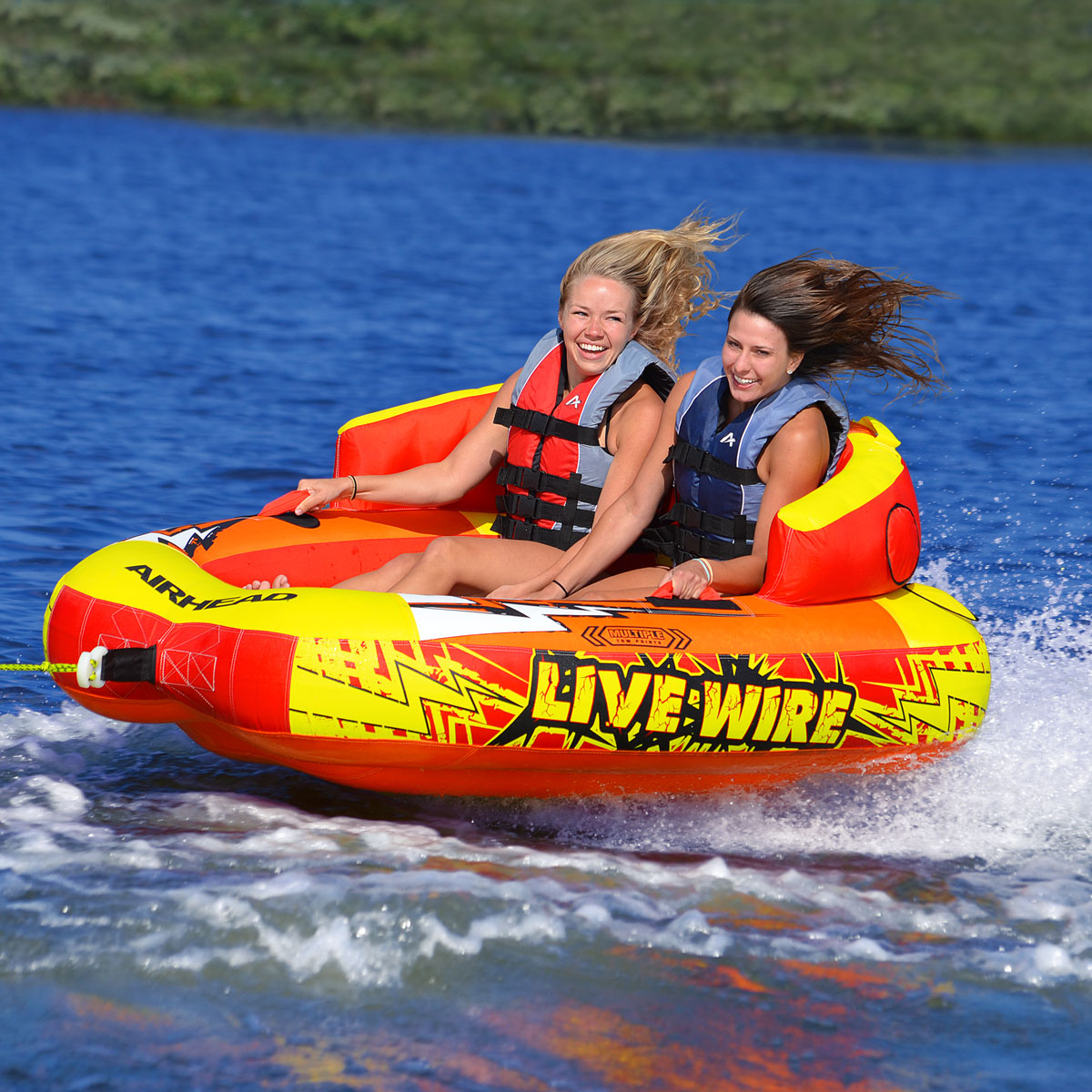 AIRHEAD Towable Tubes Live Wire 2 ciambella trainabile 2 persone