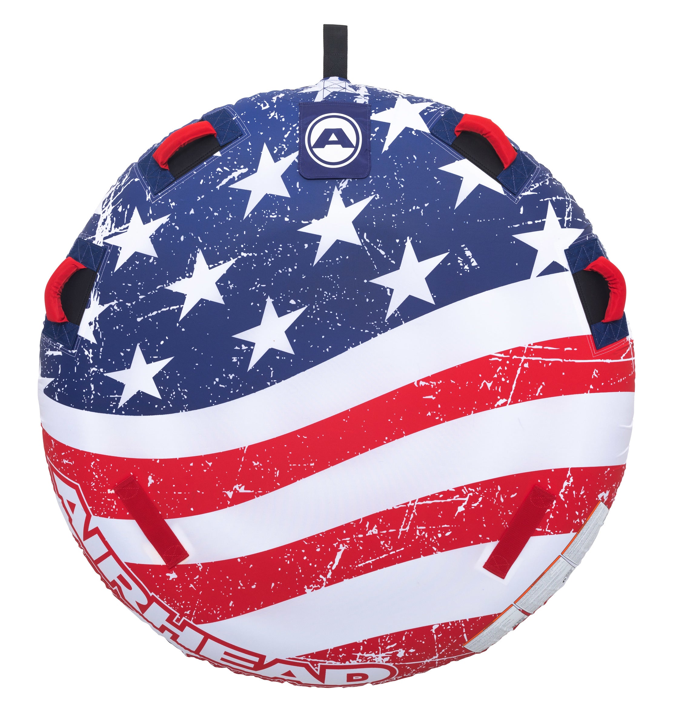 AIRHEAD Towable Tubes Stars & Stripes Kit ciambella trainabile 1 posto con pompa e corda