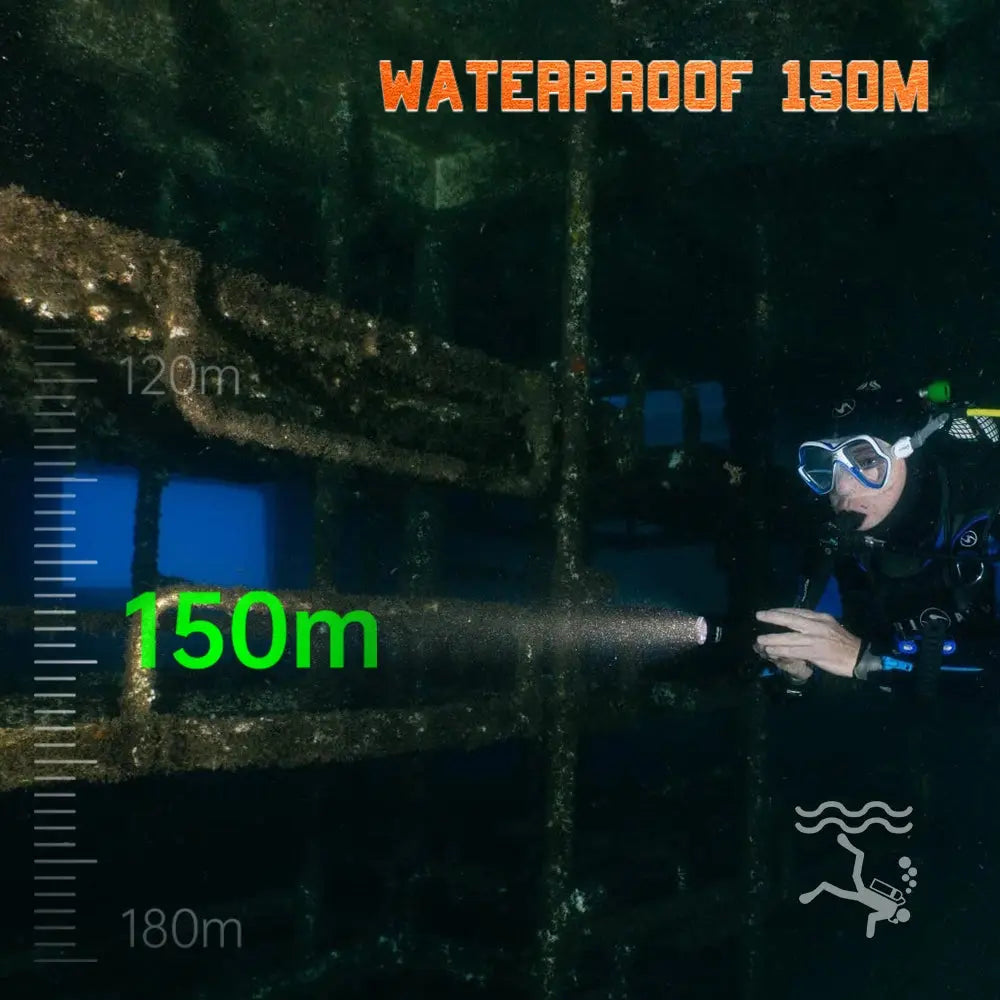 OrcaTorch Recreational Diving D550 torcia subacquea 1000 lumen
