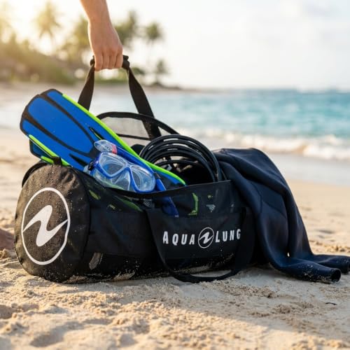 Aqualung Borse Adventurer Mesh Bag borsa sub nera grande