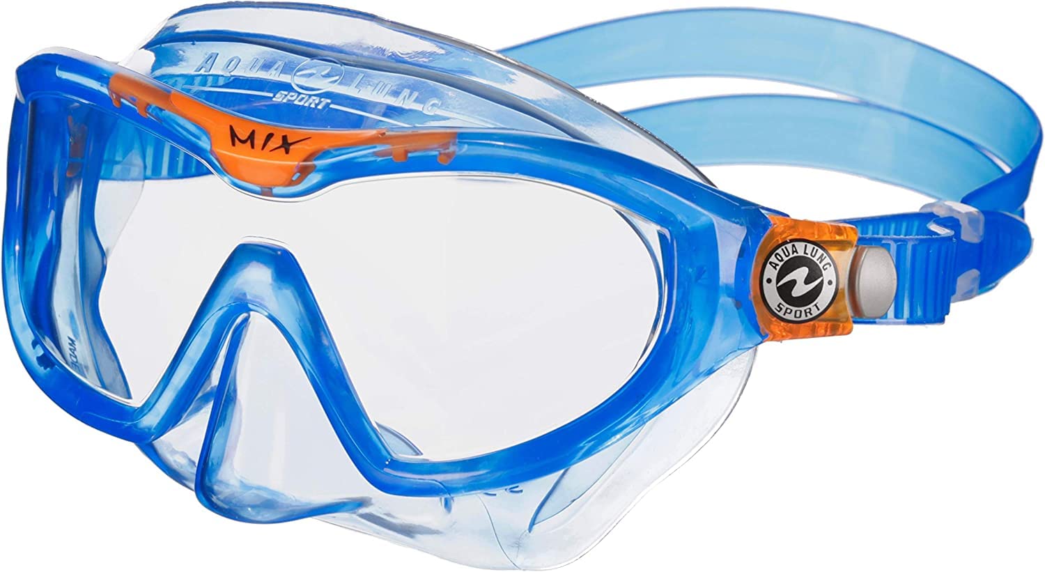 Aqualung Combos da snorkeling Combo Mix maschera e boccaglio blu e arancione