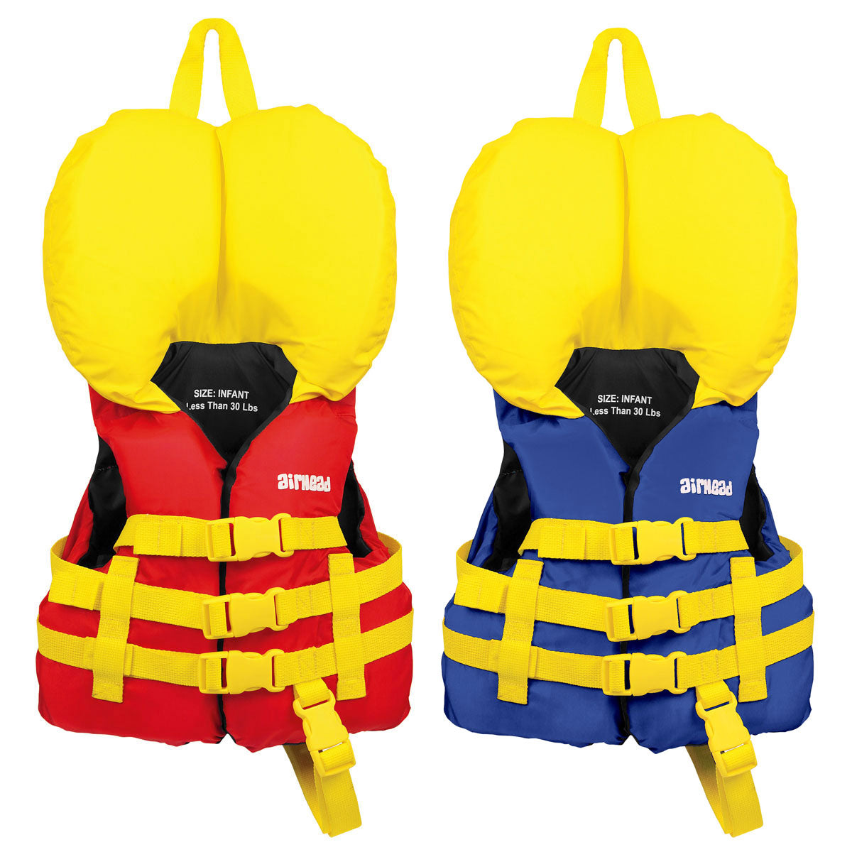 AIRHEAD Life Jackets & Safety Gear Classic Life Jacket Vest giubbotto salvagente neonato blu rosso