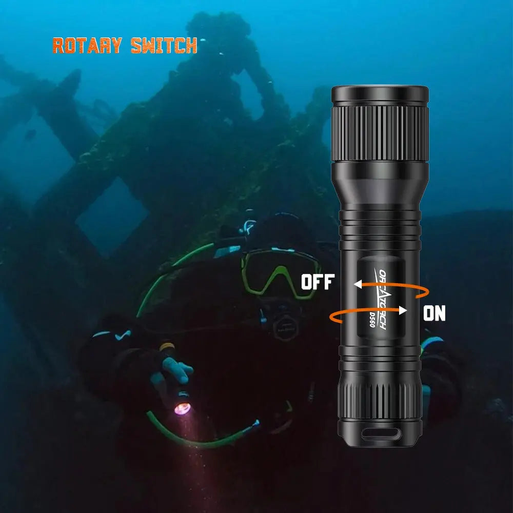 OrcaTorch Recreational Diving D560 torcia subacquea 700 lumen blu
