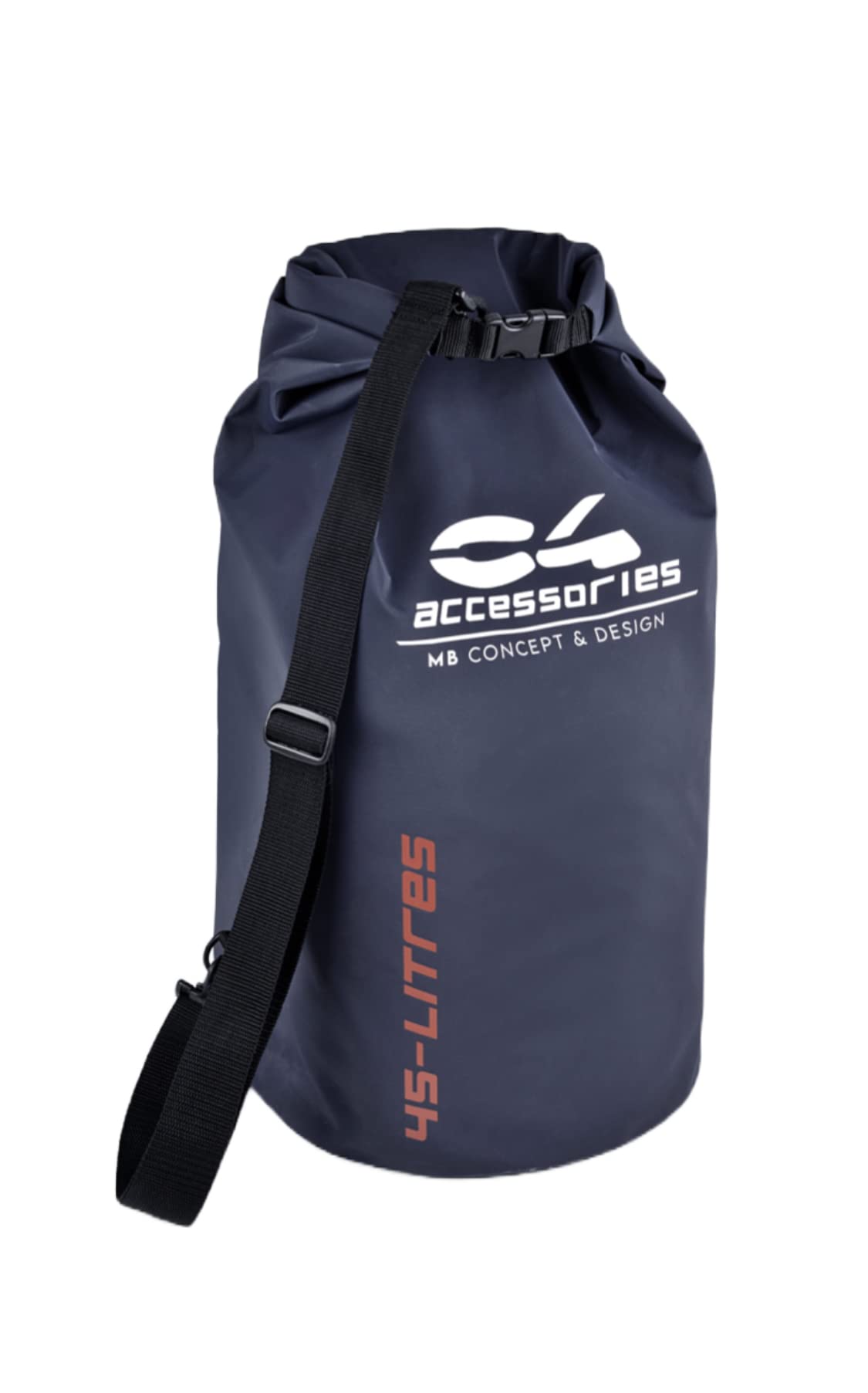 C4 Bags sacca stagna 10 L grigio scuro impermeabile