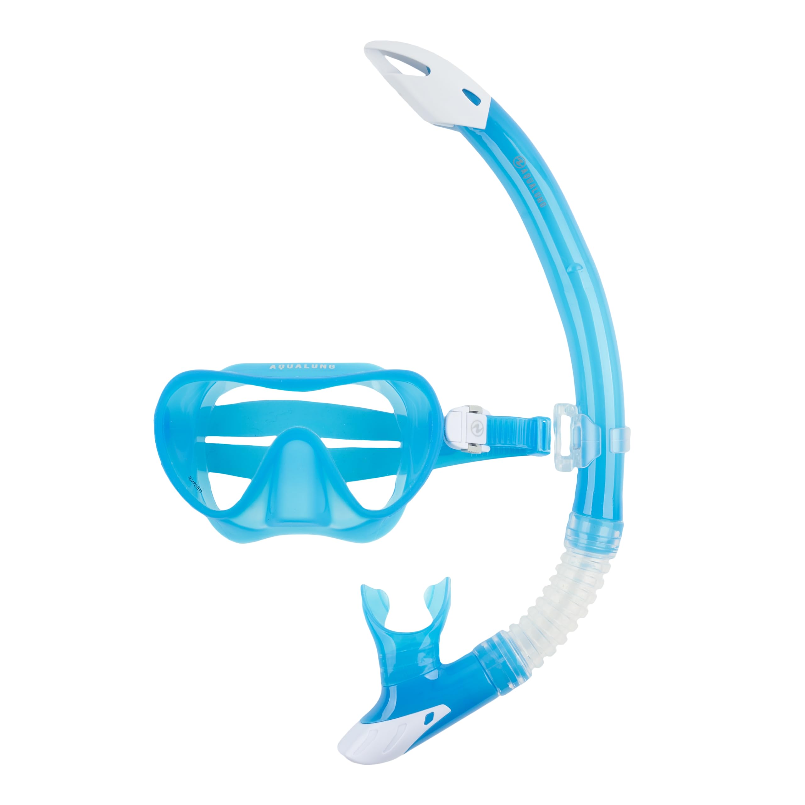 Aqualung Combos da snorkeling Nabul kit maschera snorkel blu nero