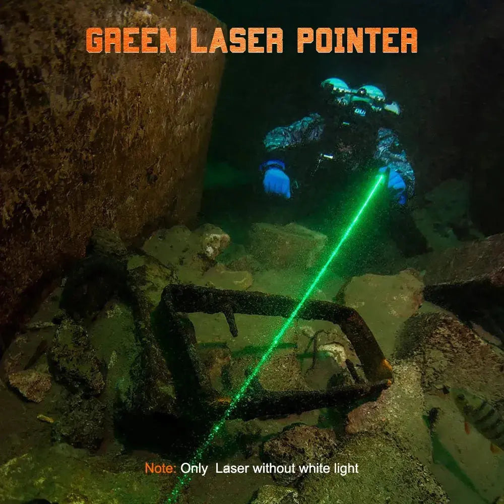OrcaTorch Recreational Diving D560-GL laser subacqueo verde