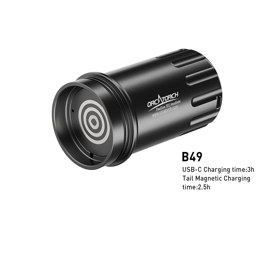 OrcaTorch Batteries & Chargers B49 batteria ricaricabile USB-C 49 Wh