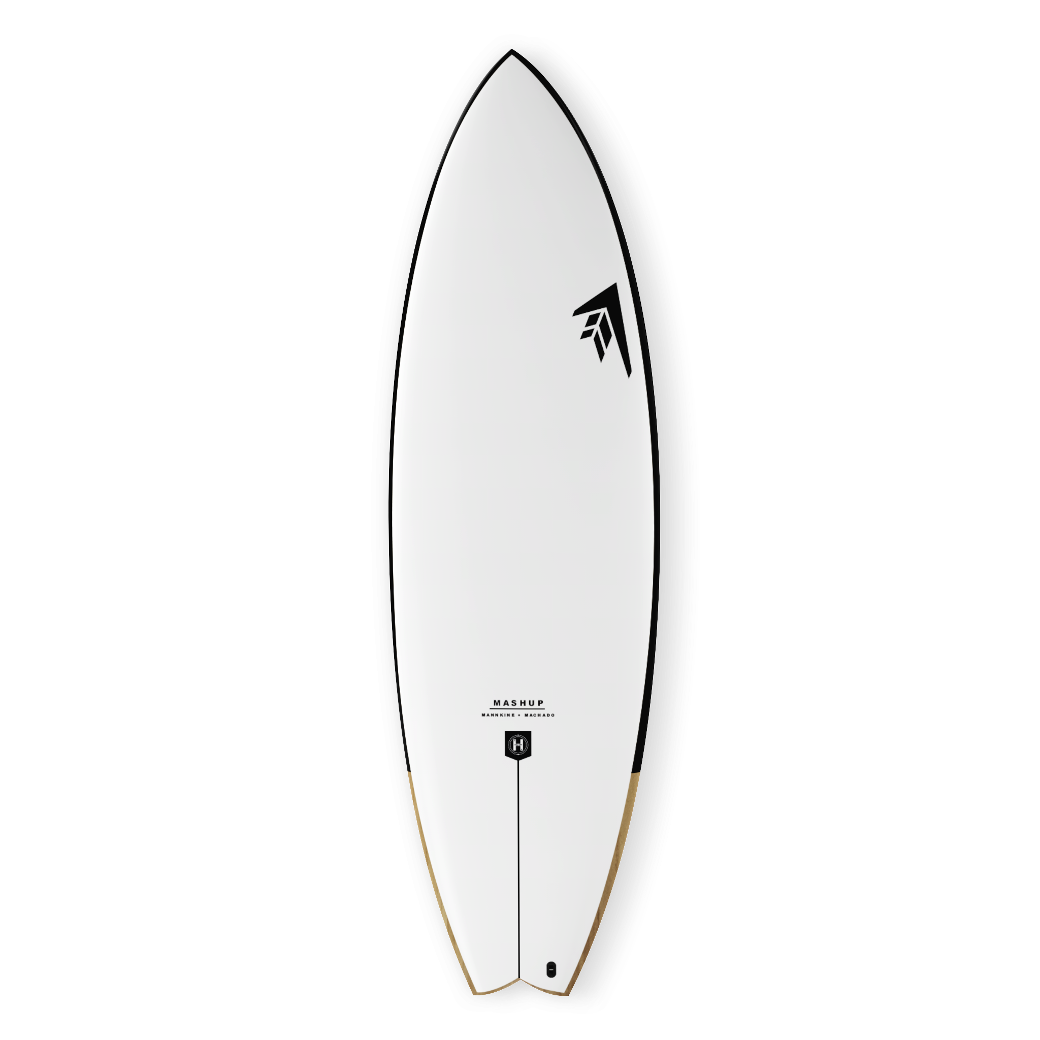 Firewire Rob Machado Mashup tavola da surf Helium nera 5'2" 24,9 L