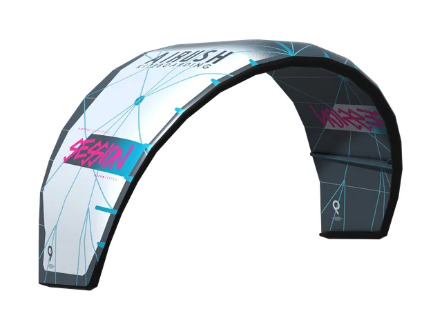Airush Kites Session Team v2 kite 9 m Slate & Gray wave