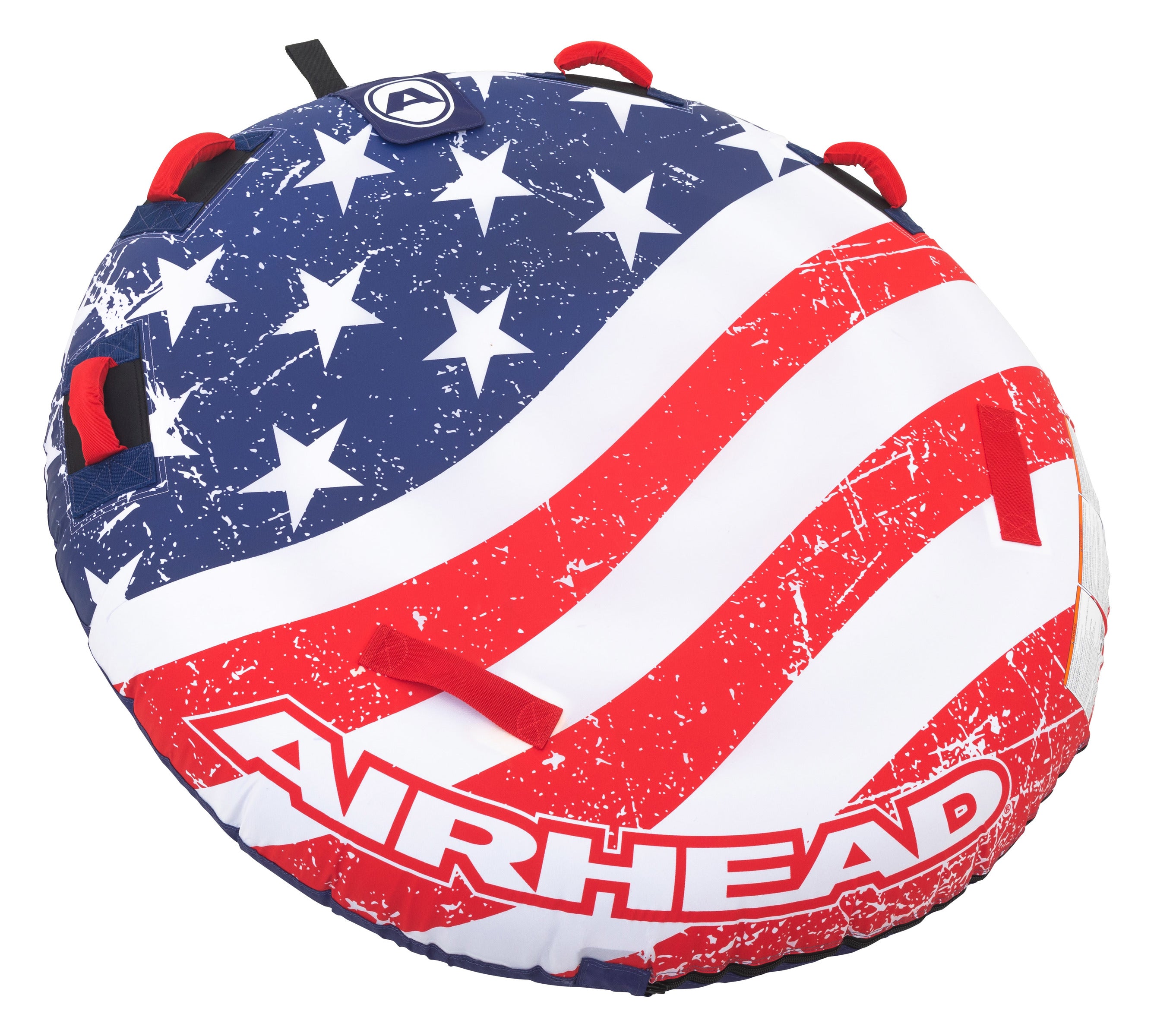 AIRHEAD Towable Tubes Stars & Stripes Kit ciambella trainabile 1 posto con pompa e corda