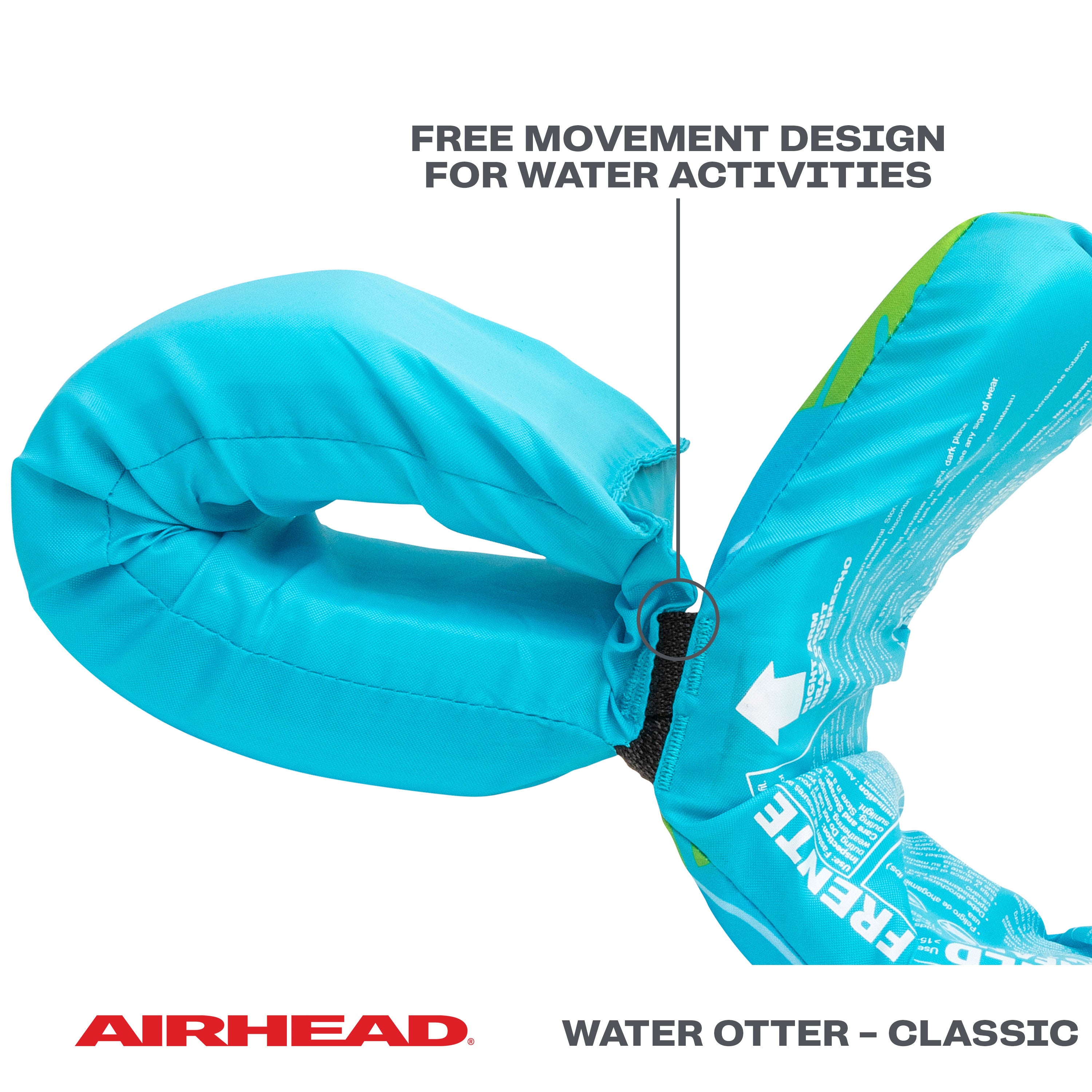 AIRHEAD Life Jackets & Safety Gear Water Otter Classic giubbotto salvagente bambino Fish Friends