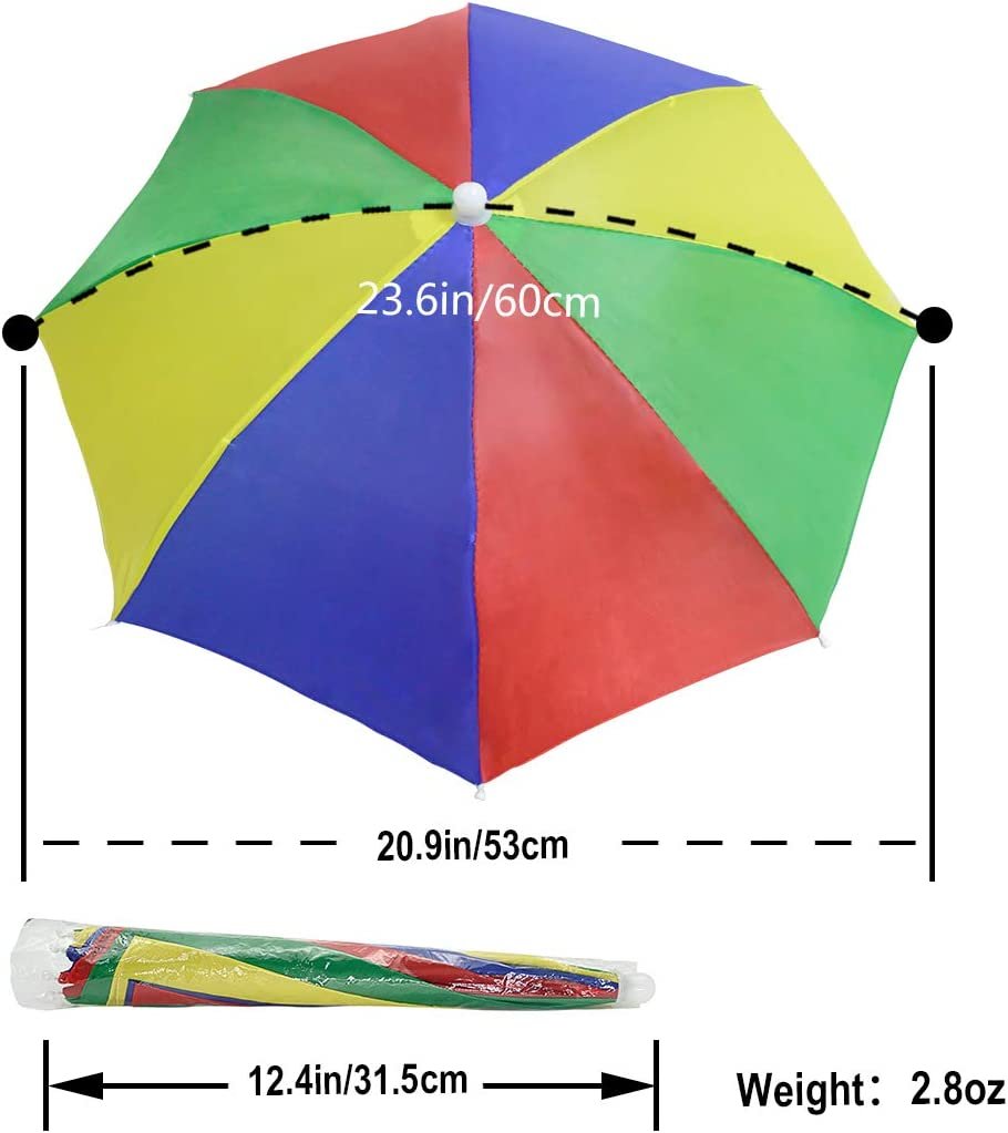 NEW-Vi Umbrella Hat cappello ombrello anguria 2 pezzi regolabile
