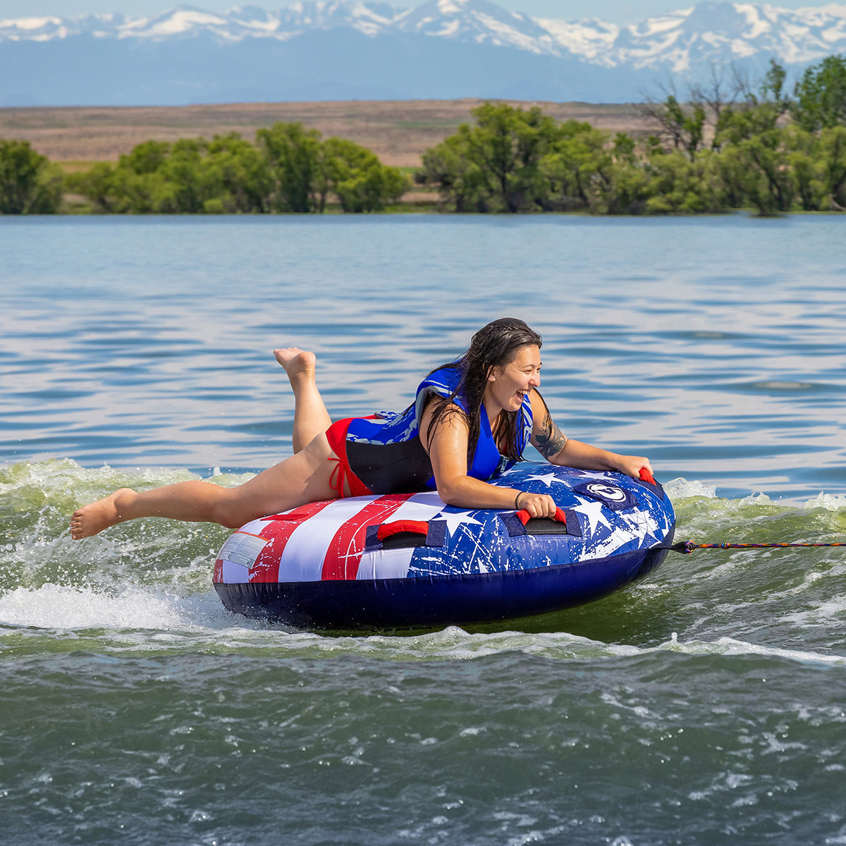 AIRHEAD Towable Tubes Stars & Stripes ciambella trainabile 1 posto