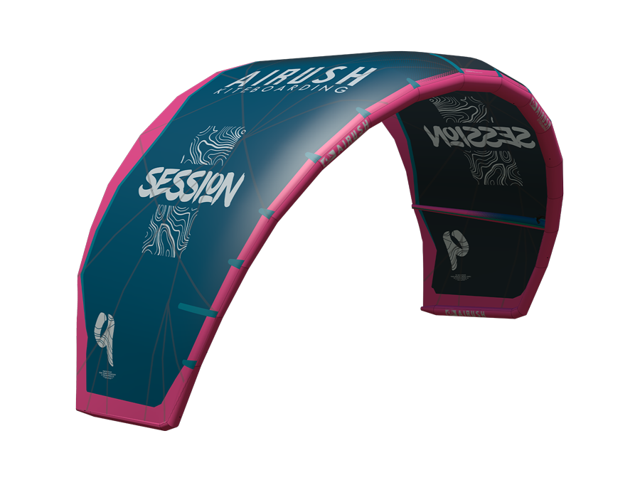 Airush Kites Session kite 6 m teal e rosa