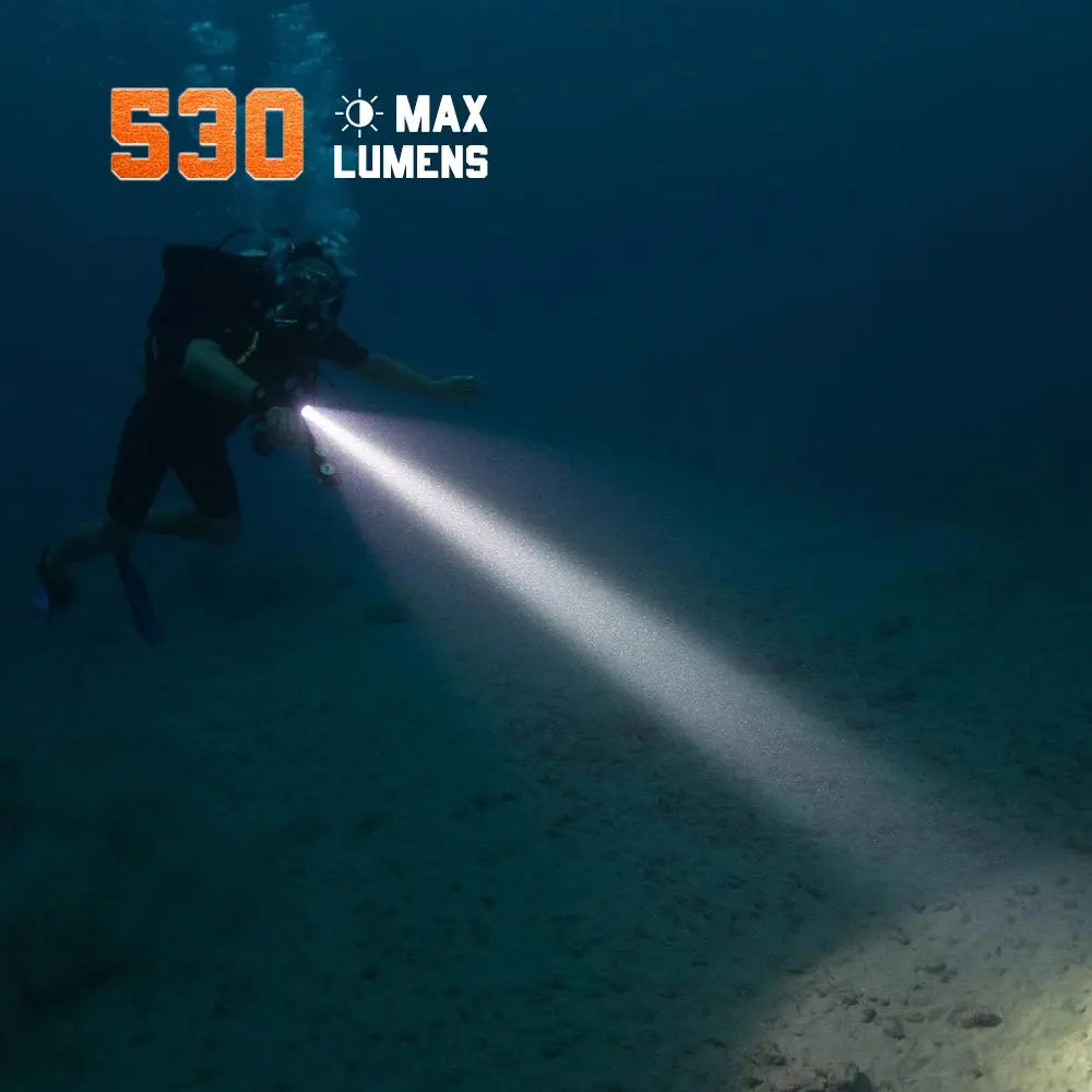 OrcaTorch Recreational Diving D580 torcia subacquea 530 lumen