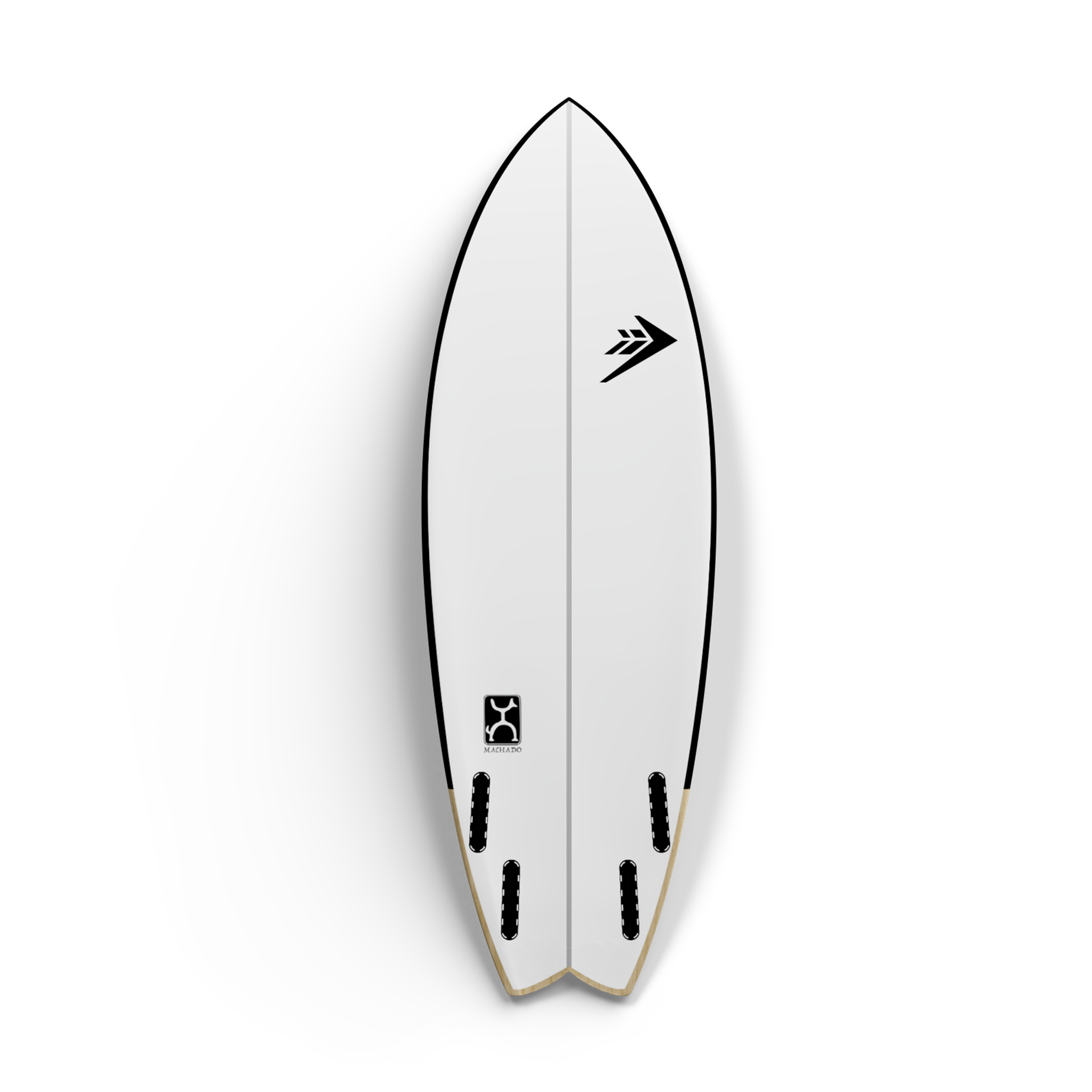 Firewire Rob Machado Seaside 2026 tavola surf nera 5'2" Helium